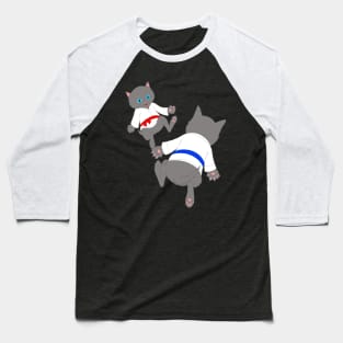 Adorable Karate Kittens Baseball T-Shirt